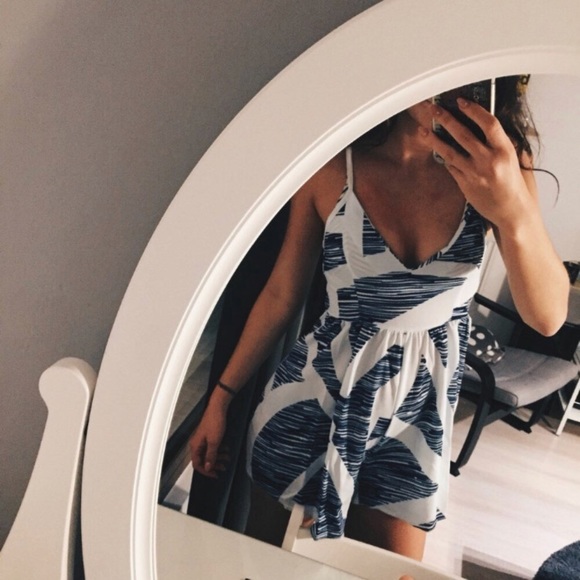 Abstract Print Romper - Picture 3 of 3